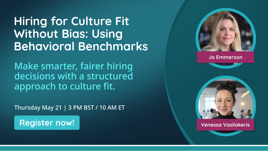 Hiring for cultural fit webinar